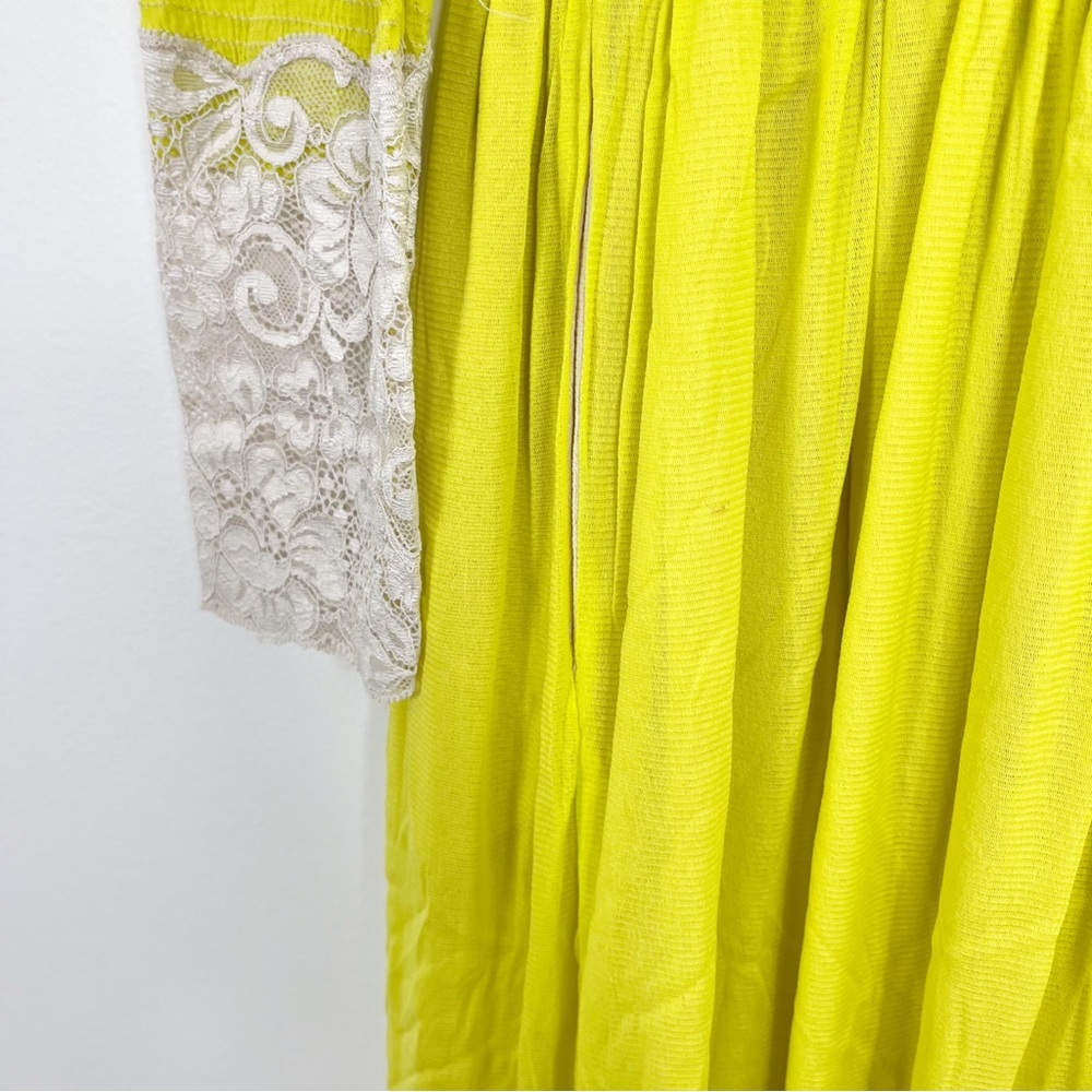 HAH Hot As Hell Lime Dust Her Long Sleeve Boho Duster Robe - Picture 7 of 13